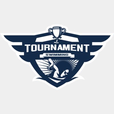 Swimming Tournament logo template 04 Thumbnail