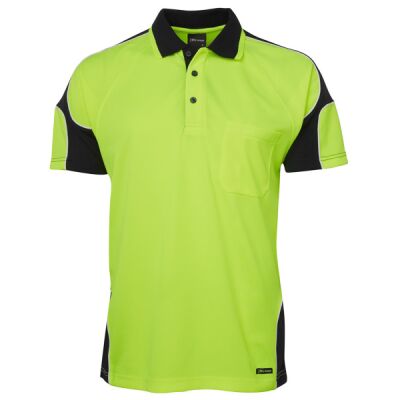JB's Hi Vis S/S Arm Panel Polo Thumbnail