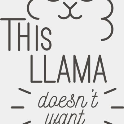 This Llama Doesn't Want Your Drama Thumbnail
